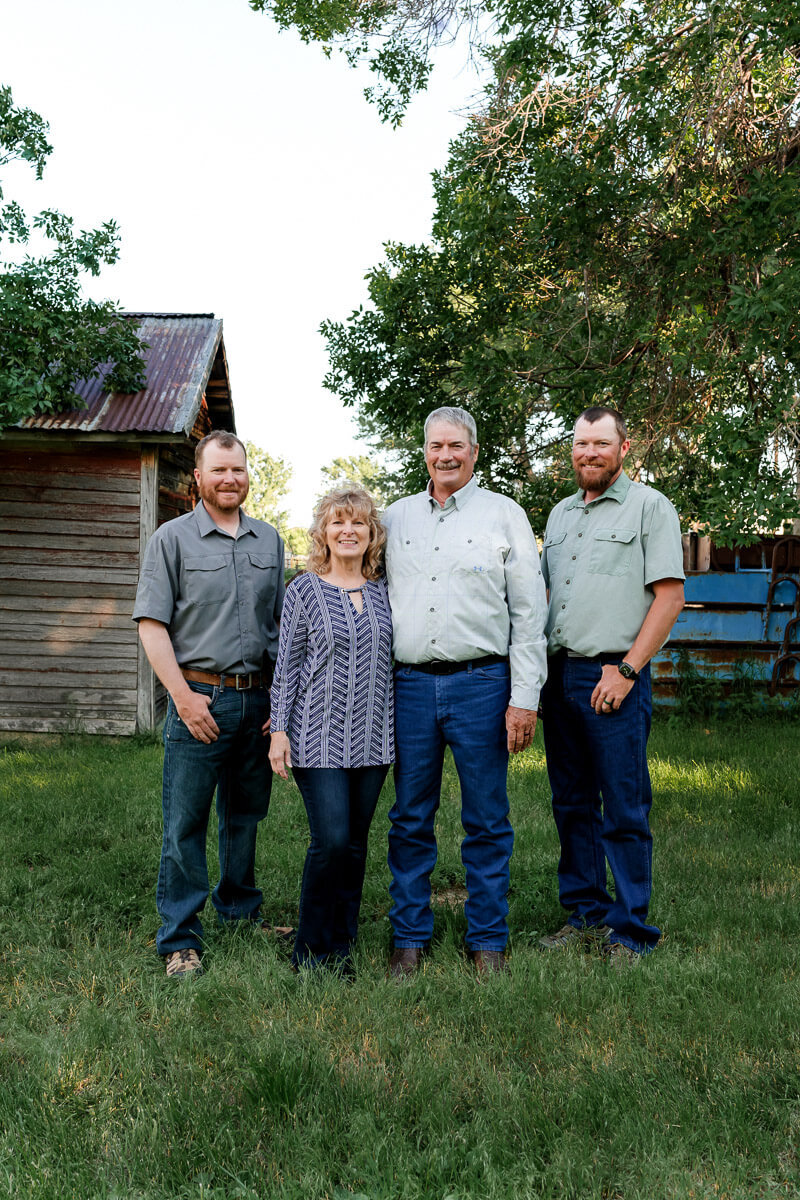 The Harding family